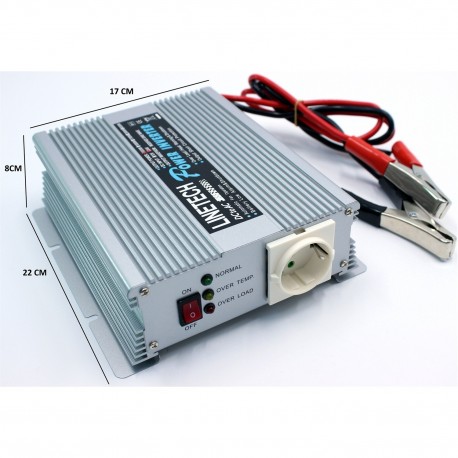 Linetech 12v 600Watt Şarjlı invertör(12-24v Model seçenekli)