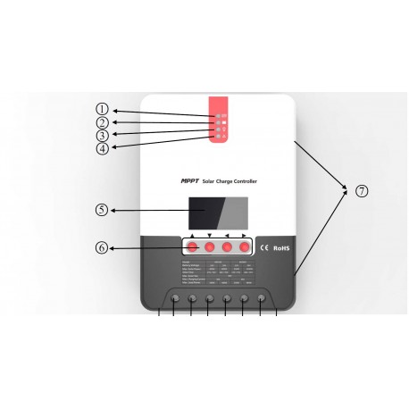 Max Ml2440  12-24v 40Amper Mppt Solar Şarj cihazı